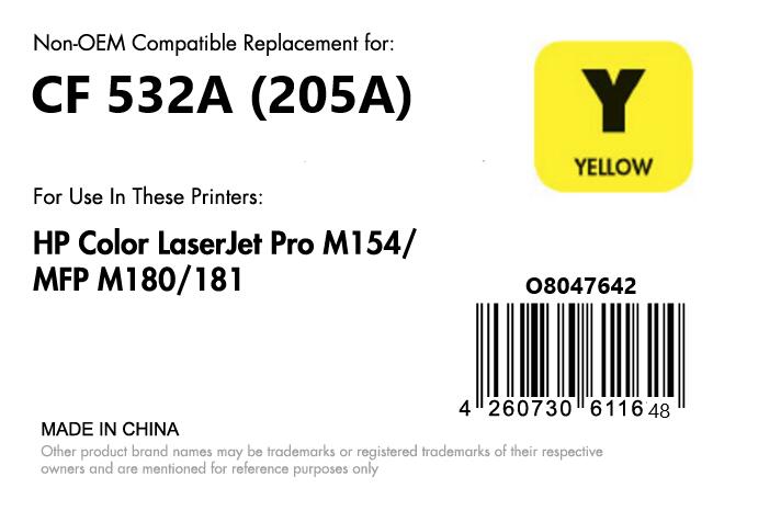 OFFICE-Partner Premium Toner - alternativ zu HP 205A (CF532A) - gelb OFFICE-Partner Premium Toner - alternativ zu HP 205A (CF532A) - gelb